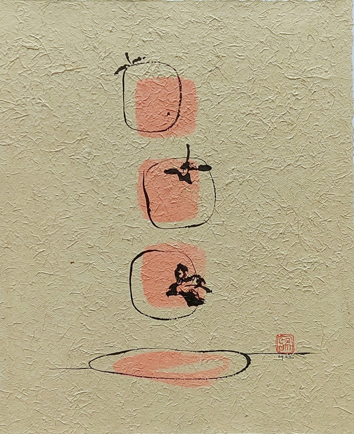 Những quả hồng rơi