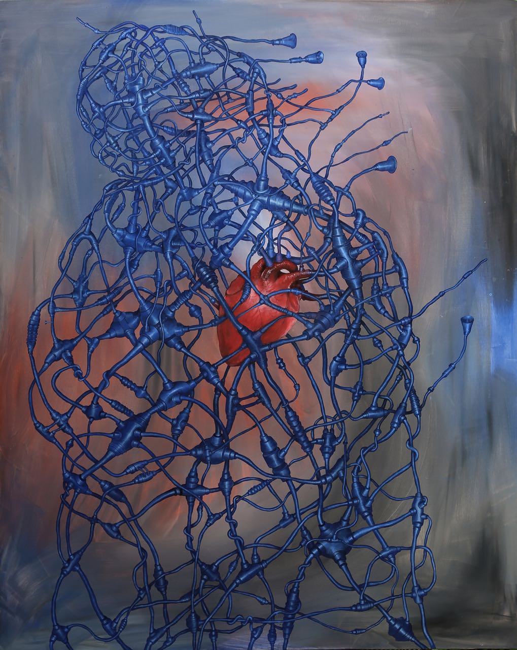 Holding heart